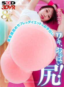 【VR】【8K】至近距離のワキ、おっぱい、尻！美意識高めセフレのダイエットのお手伝い 弥生みづき(13dsvr01588)｜SODクリエイト