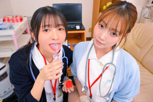 【VR】精液採取クリニックVR 精液採取に苦戦していたら美人看護師達が内緒で「オナニーのお手伝いしましょうか？」と言ってきた。(1svace00004)｜サディスティックヴィレッジ